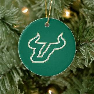 USF Bulls Ceramic Ornament