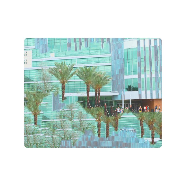 USF Student Center Content Aware Fill Metal Print (Front)
