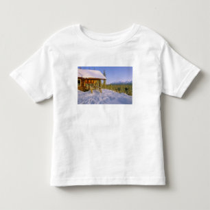 USFS Schnauss Cabin rental in Winter ovelooking Toddler T-shirt