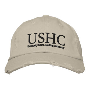 USHC Embroidered Hat, Alternative Apparel Basic Ad Baseball Cap