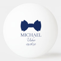 Usher Blue Bow Tie