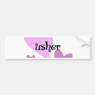 Usher Bumper Sticker