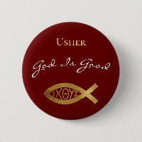 Usher Christian Church God Is Good Modern Red