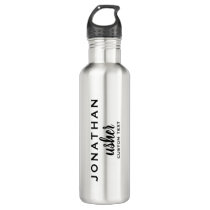 Personalized metal water bottle favors