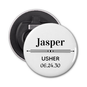 Usher Personalized Bottle Opener
