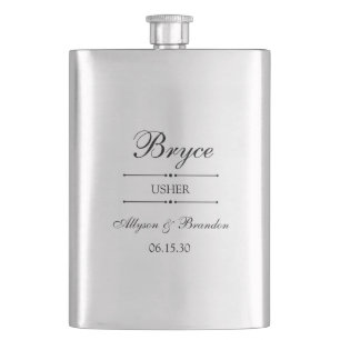 Usher Personalized Flask