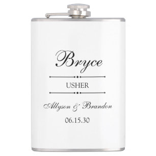 Usher Personalized Flask