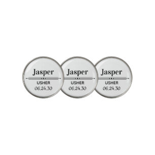 Usher Personalized Golf Ball Marker