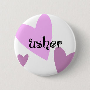 Usher Pinback Button