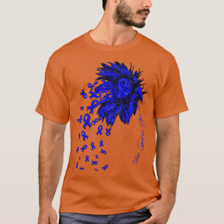 Usher Syndrome Awareness Sunflower ribbon flowers  T-Shirt