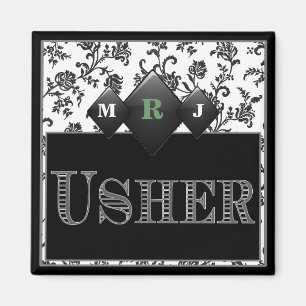 Usher's Pin / Button Magnet