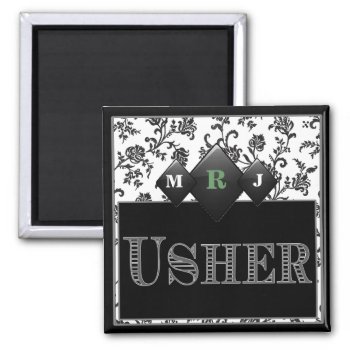 Usher's Pin / Button Magnet by Churchsupplies at Zazzle