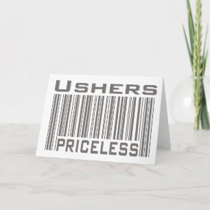 Ushers Priceless Card