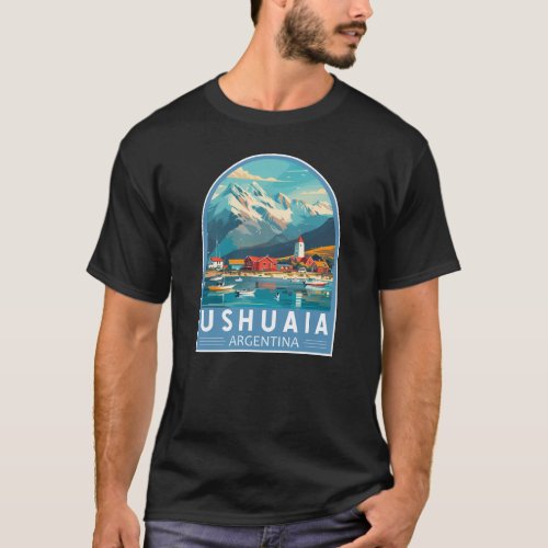 Ushuaia Argentina Travel Art Vintage T_Shirt