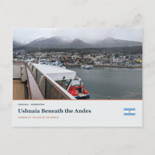 Ushuaia Beneath the Andes Postcard