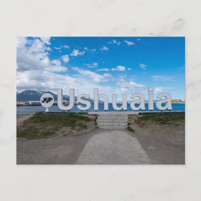 Ushuaia Sign Postcard (Front)