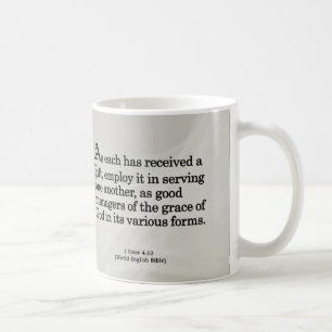 Using Gifts from God 1 Peter 4:10 Coffee Mug