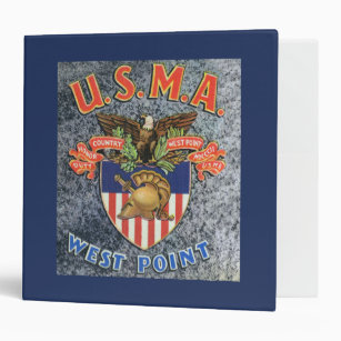 USMA West Point Seal Scene Binder