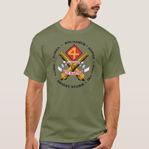 USMC _ 2nd Battalion 14th Marines _ Marine Corps T_Shirt