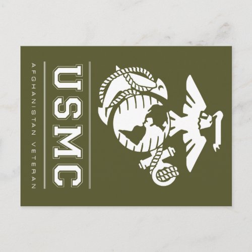 USMC Afghanistan Veteran Postcard