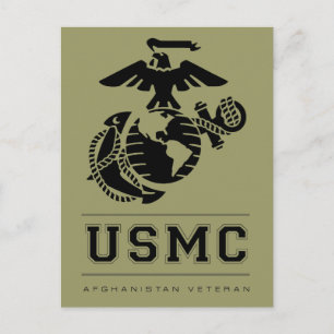 USMC Afghanistan Veteran Postcard