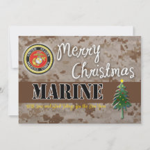 USMC Christmas Card Camo