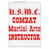 USMC Combat Martial Arts Instructor (Front)