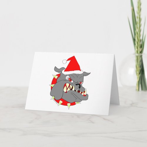 USMC Devil Dog Christmas Holiday Card