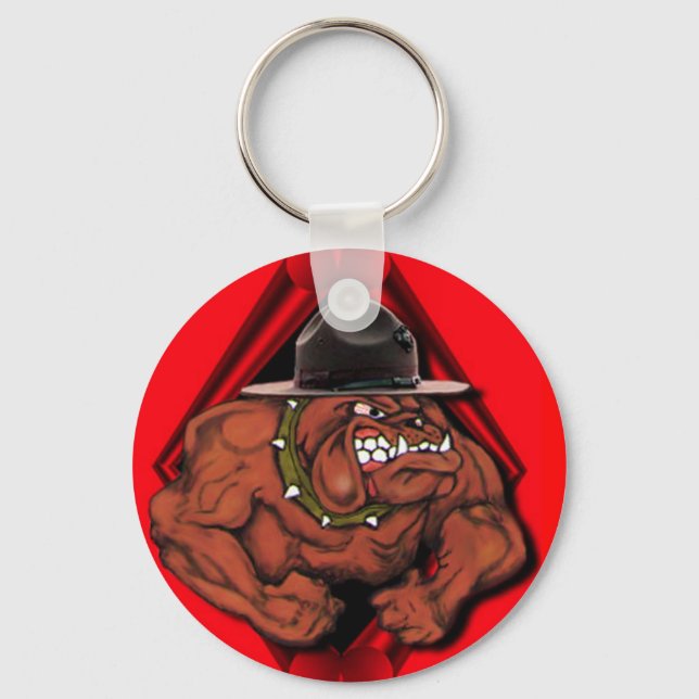USMC Devil Dog Keychain (Front)