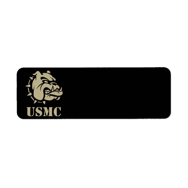 USMC Dog Label (Front)