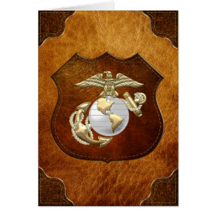 USMC Eagle, Globe & Anchor (EGA) [3D] Cards