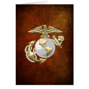 USMC Eagle, Globe & Anchor (EGA) [3D] Cards