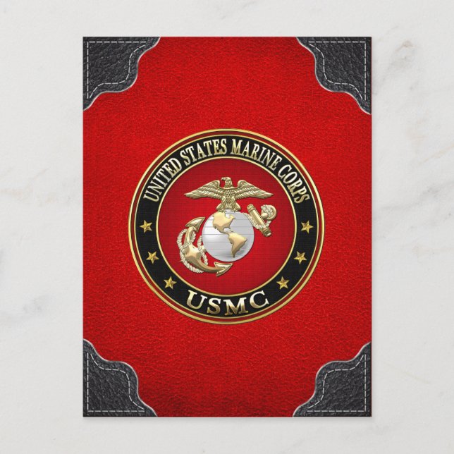 USMC EGA [Special Edition] [3D] Postcard (Front)