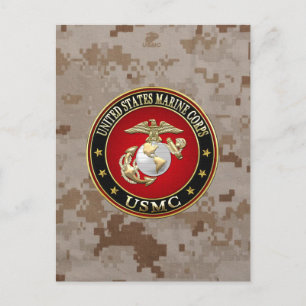 USMC EGA [Special Edition] [3D] Postcard