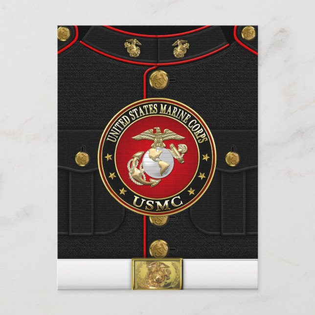 USMC EGA [Special Edition] [3D] Postcard (Front)