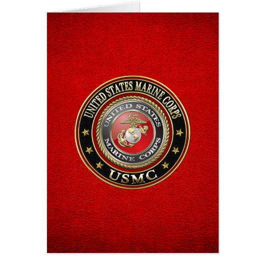 USMC Emblem [Special Edition] [3D] Cards (Front)