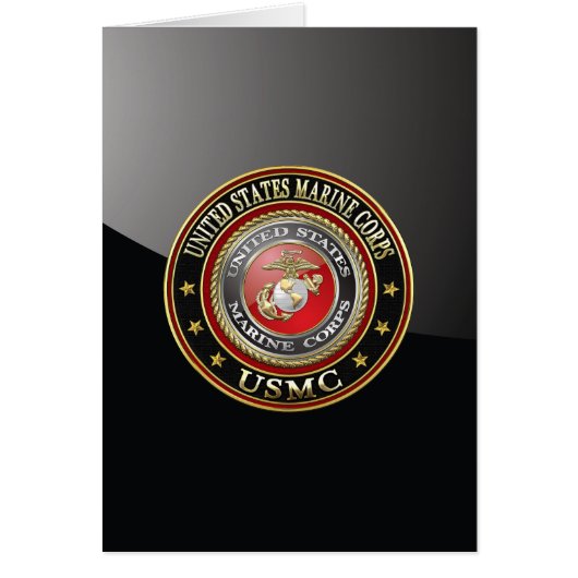 USMC Emblem [Special Edition] [3D] Cards (Front)