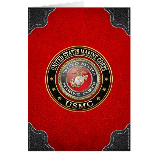 USMC Emblem [Special Edition] [3D] Cards (Front)