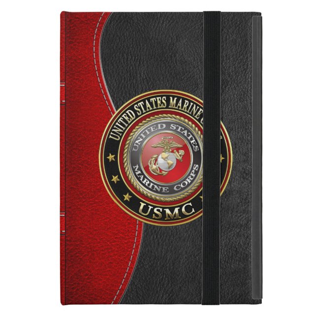 USMC Emblem [Special Edition] [3D] Case For iPad Mini (Front Closed)