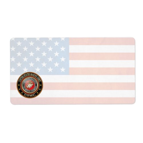 USMC Emblem Special Edition 3D Label