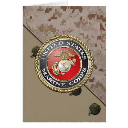 USMC Emblem  Uniform 3D