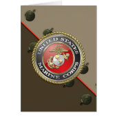 USMC Emblem & Uniform [3D] Cards (Front)