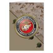 USMC Emblem & Uniform [3D] Cards (Front)