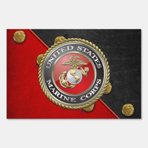 USMC Emblem  Uniform 3D Sign