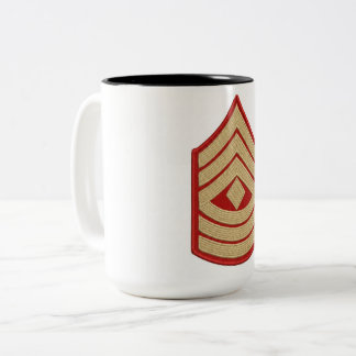 USMC First Sergeant Rank Insignia Coffee Mug