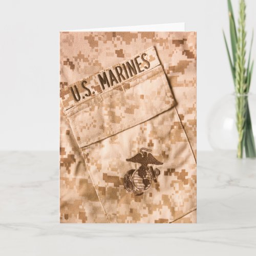 USMC Greeting Card