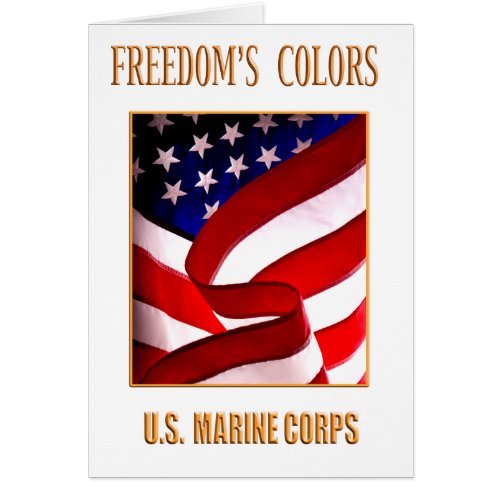 USMC Greeting Card