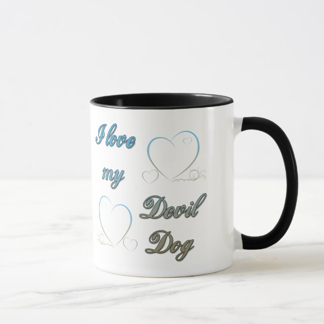 USMC I Love My Devil Dog Mug (Right)