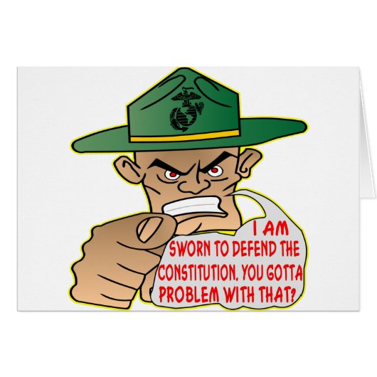USMC I’m Sworn To Defend The Constitution (Front Horizontal)