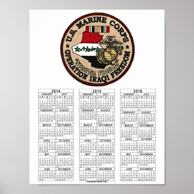 USMC IRAQ VETERAN POSTER (Front)